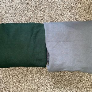 A crewneck and hoodies in size small